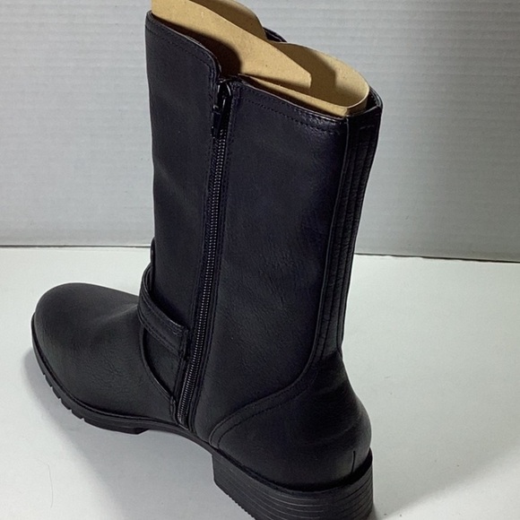 Naturalizer Woman’s Gloriah Black Smooth Boots - Picture 3 of 6